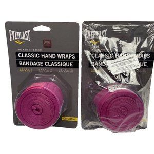 Everlast Classic Hand Wraps Boxing MMA 2 pack Brand New pink